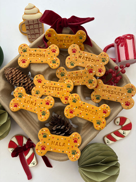 Christmas Personalised Bones x2